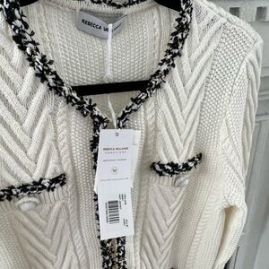 Rebecca Vallance Knit suit Jacket size Medium.  NWT never worn